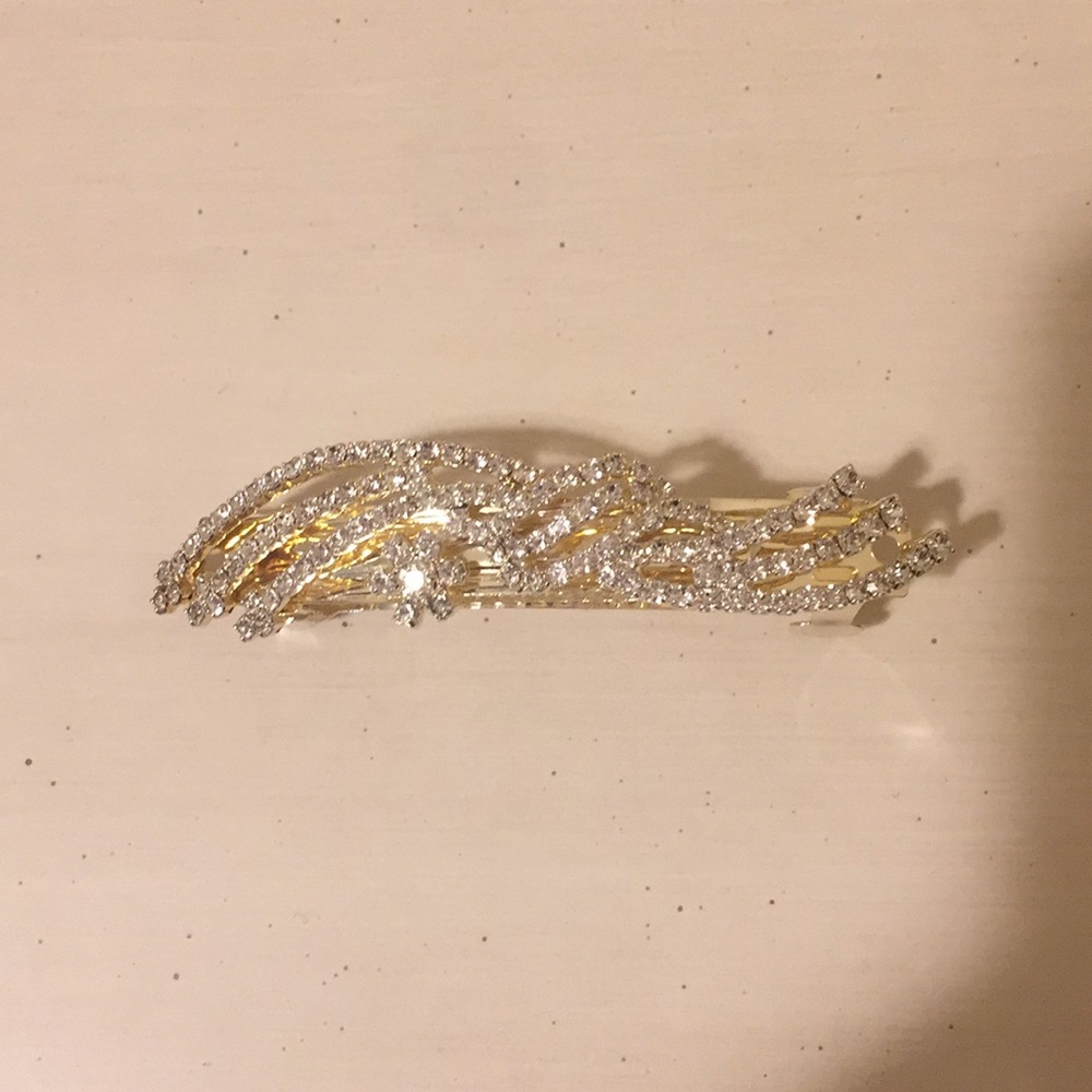 rhinestone hair clip